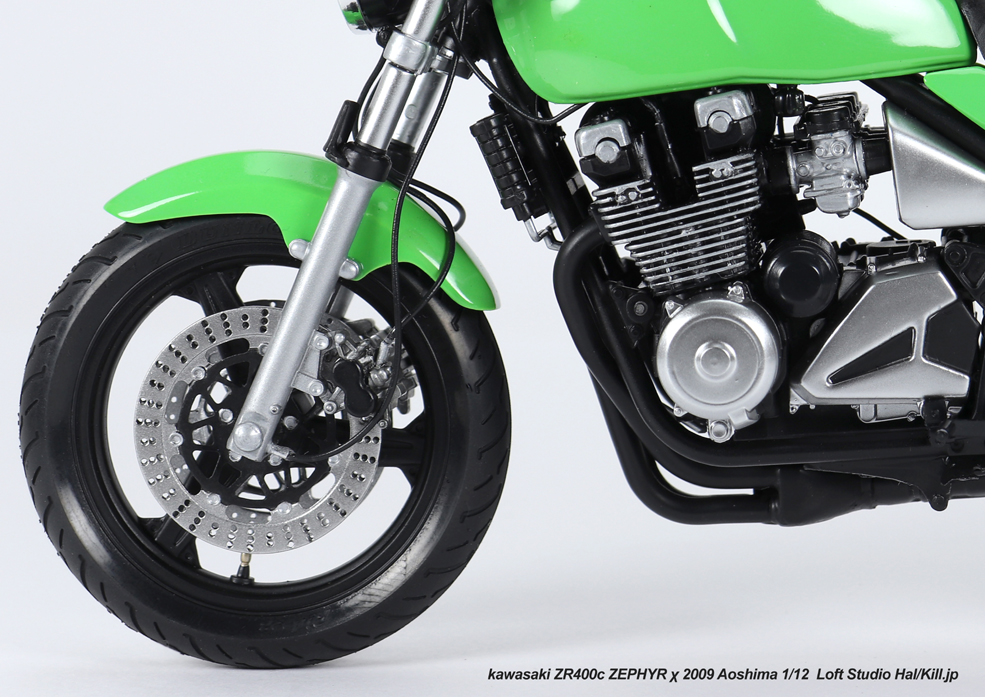 1/12 kawasaki ZR400c ZEPHYR kai 2009